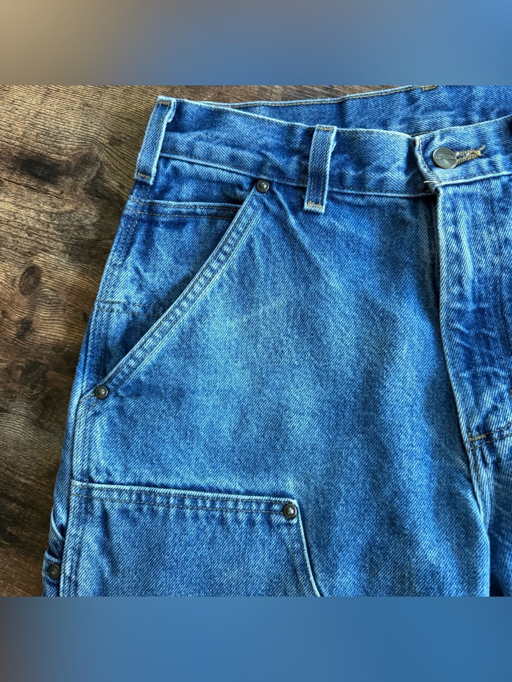 Carhartt B73 DST Double Knee Denim Workwear Utility Jeans ~ Size 29 x 31 - Picture 7 of 9